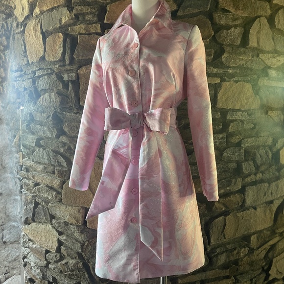 Celia New York Dresses & Skirts - Cenia New York Belted Trench Dress